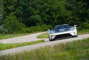 Preproduction 2022 Ford GT Heritage Edition